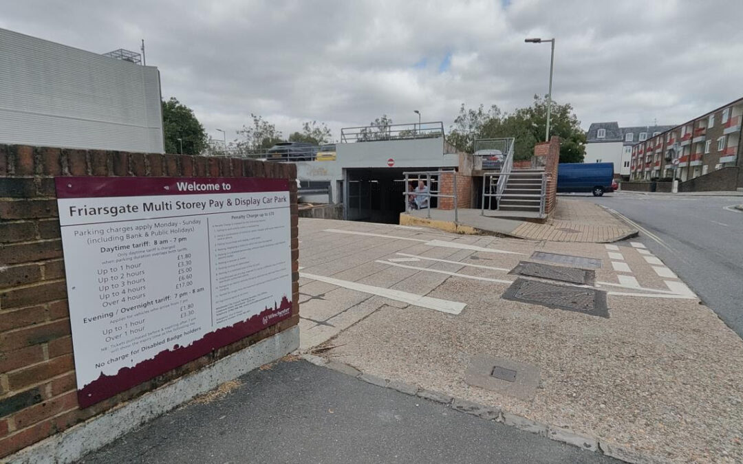 Winchester to trial innovative parcel delivery hub at Friarsgate Car Park