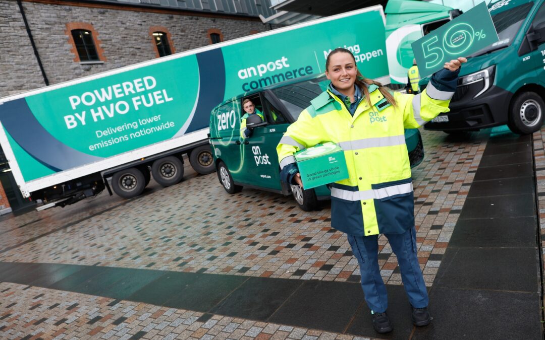 Irish postal services provider An Post achieves 50% CO2 target early