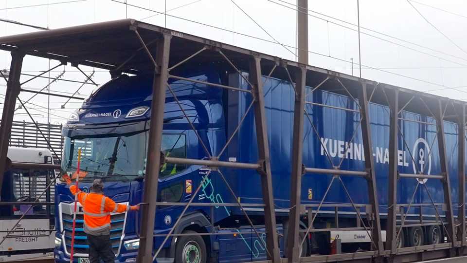 First electric HGV travels through the Channel Tunnel