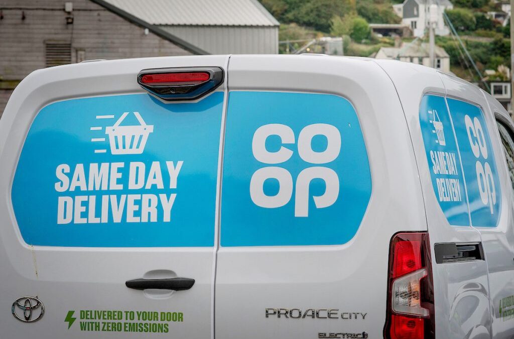 Co-op ‘drives’ expansion of electric online home delivery fleet with Toyota