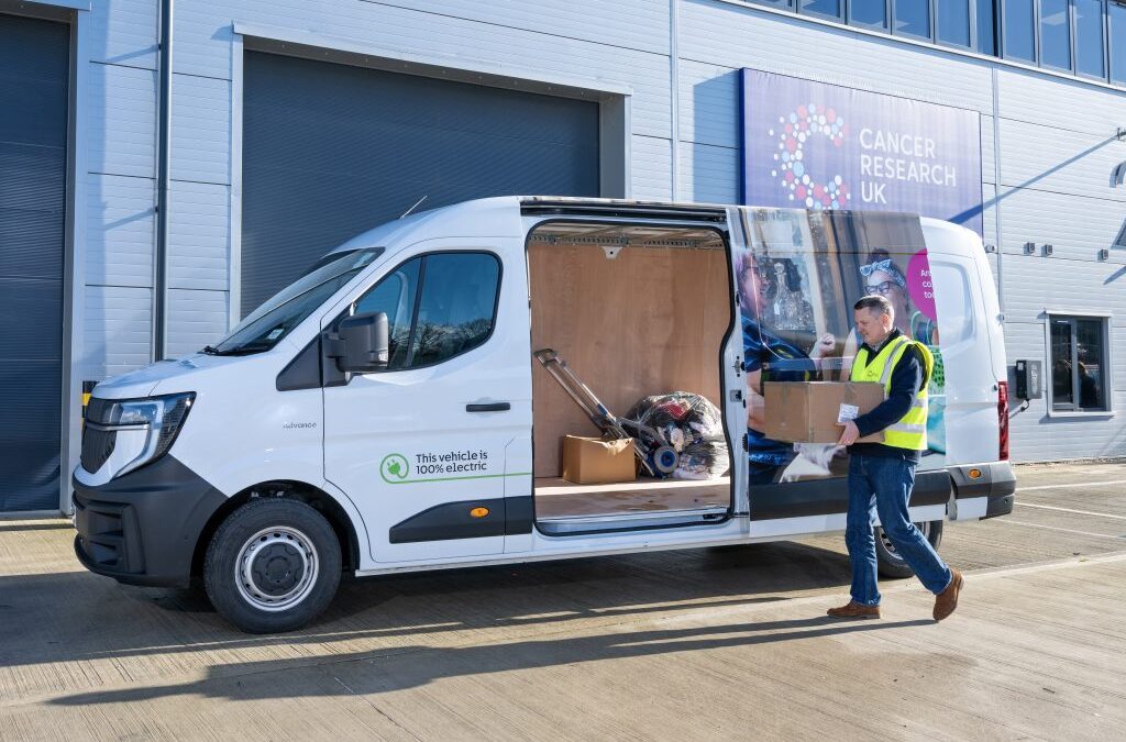 Renault Master E-Tech electric helps Cancer Research UK raise funds and lower its local carbon footprint