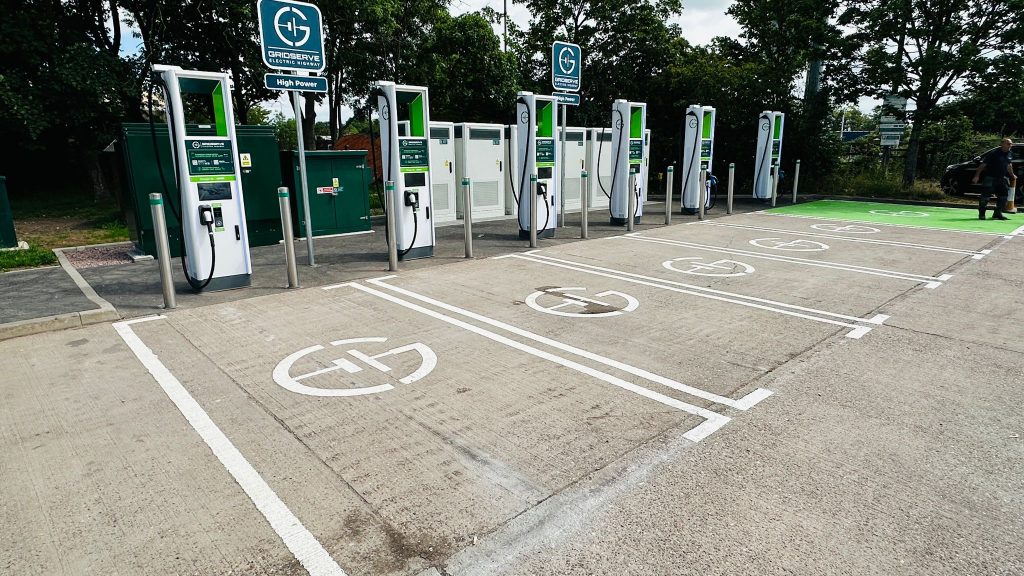 Roadchef expands EV charging at Sandbach North services with six new bays